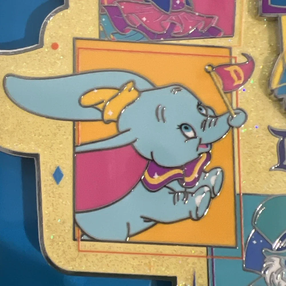 Disneyland 70th Anniversary Mickey & Friends‎ Jumbo Pin Limited Edition 1000 NEW